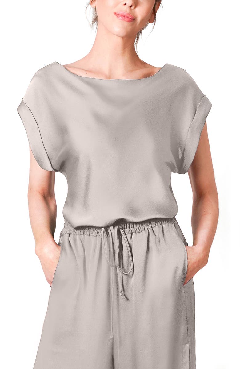 Lightcodes LIGHT CODES Cuffed Tie Tunic, Main, color, 