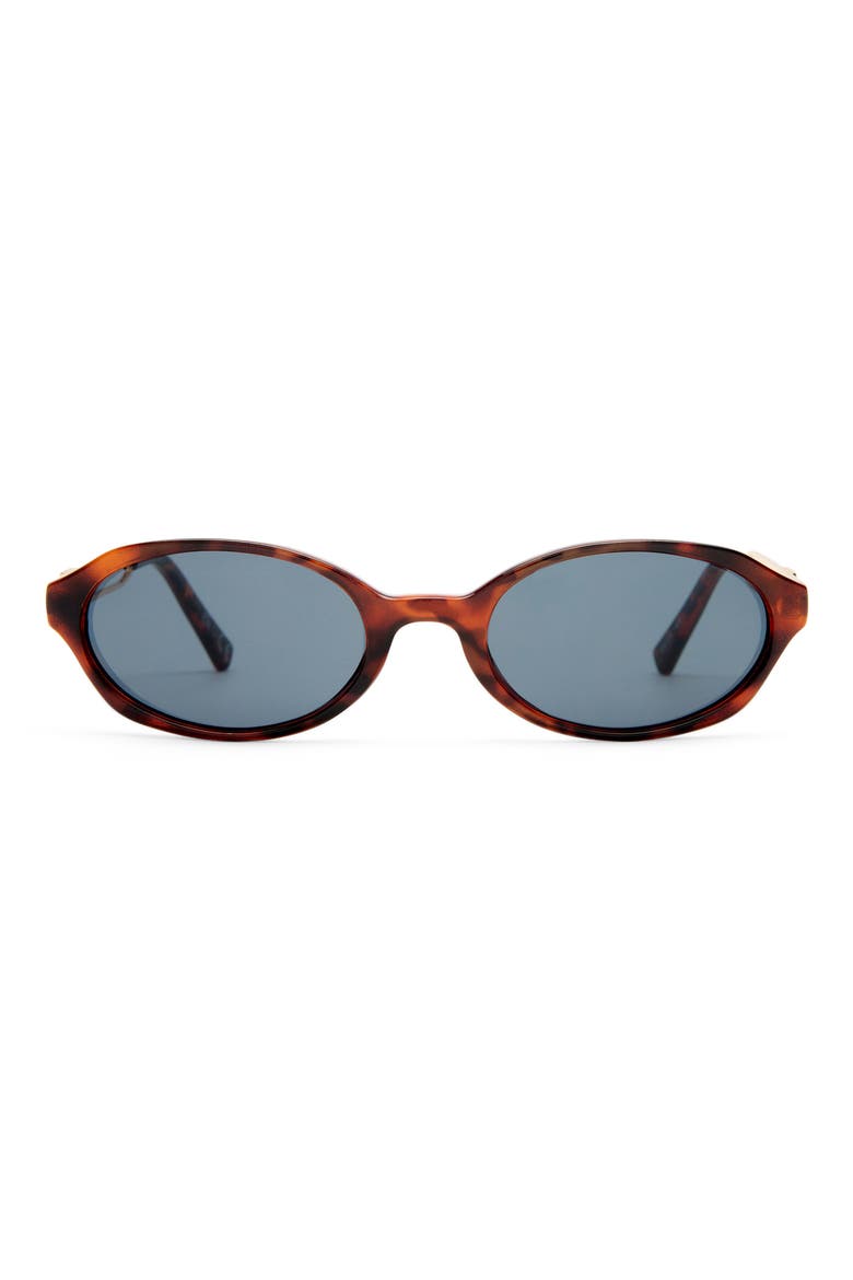 Lunita Round Sunglasses, Main, color, DARK TORT