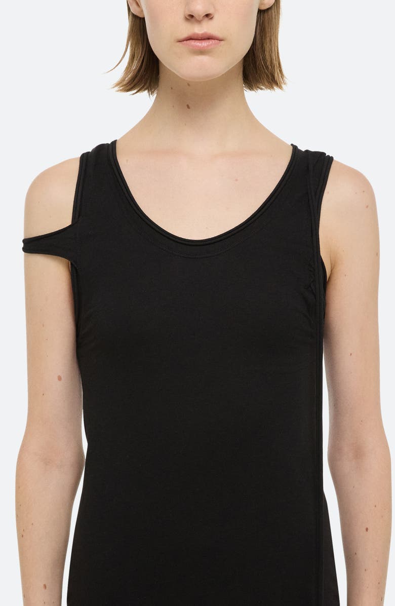 Helmut Lang Long Sleeve Rib Dress, Alternate, color, 