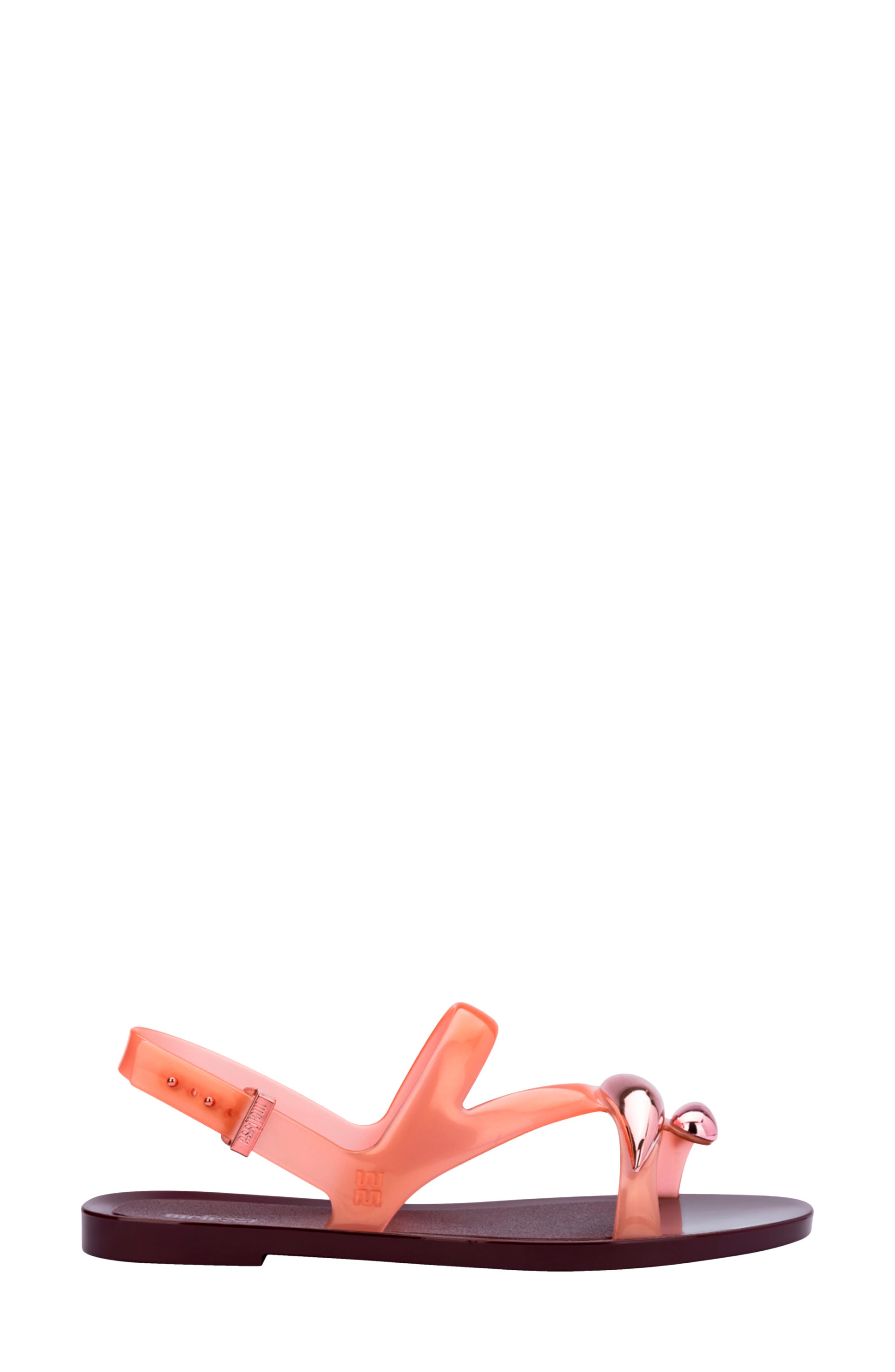 Iris Slingback Sandal, Alternate, color, BURGUNDY/ ORANGE