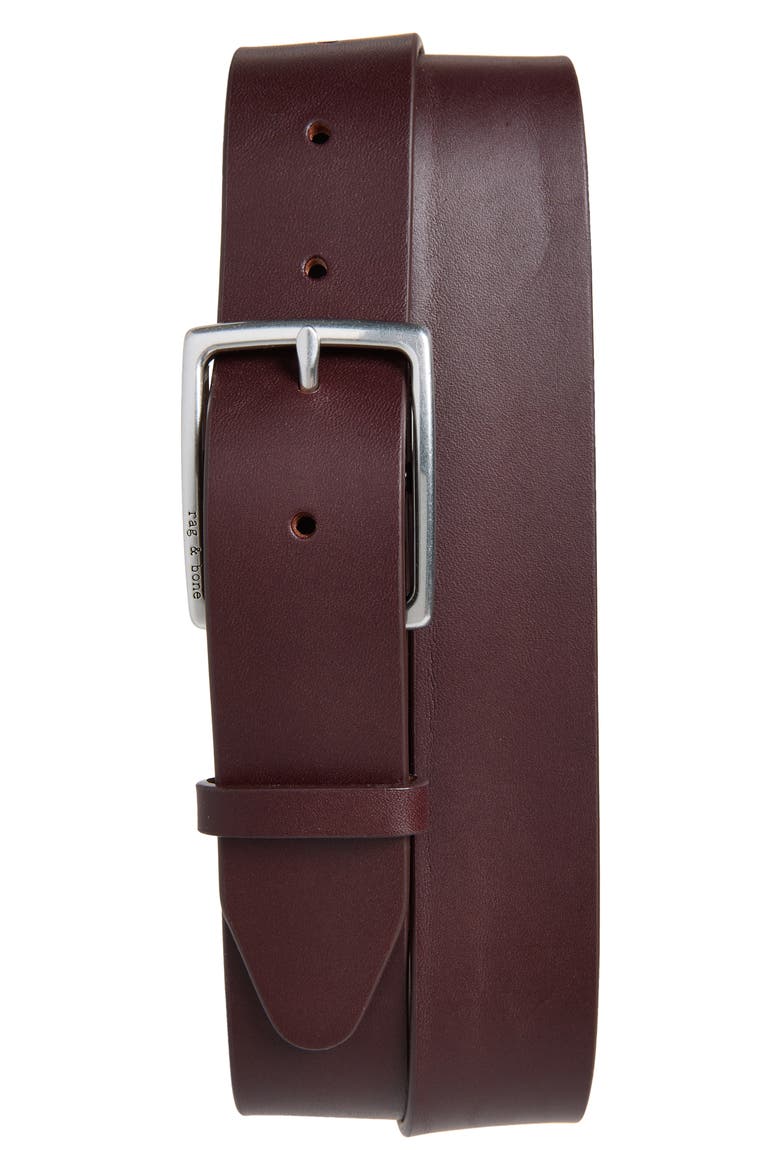 Rugged Leather Belt, Main, color, MRLLO