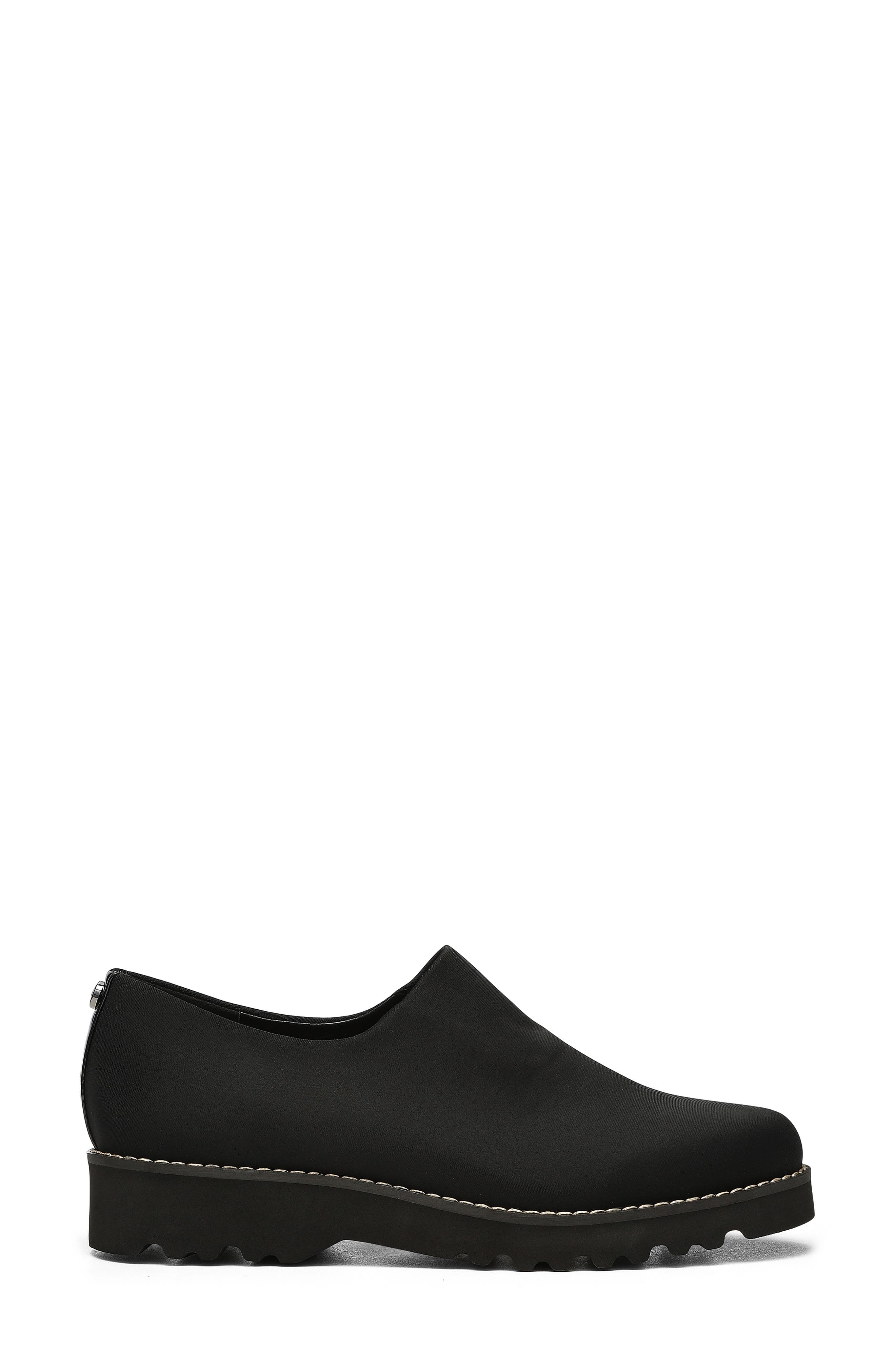Wedge Slip-On Shoe, Alternate, color, BLACK