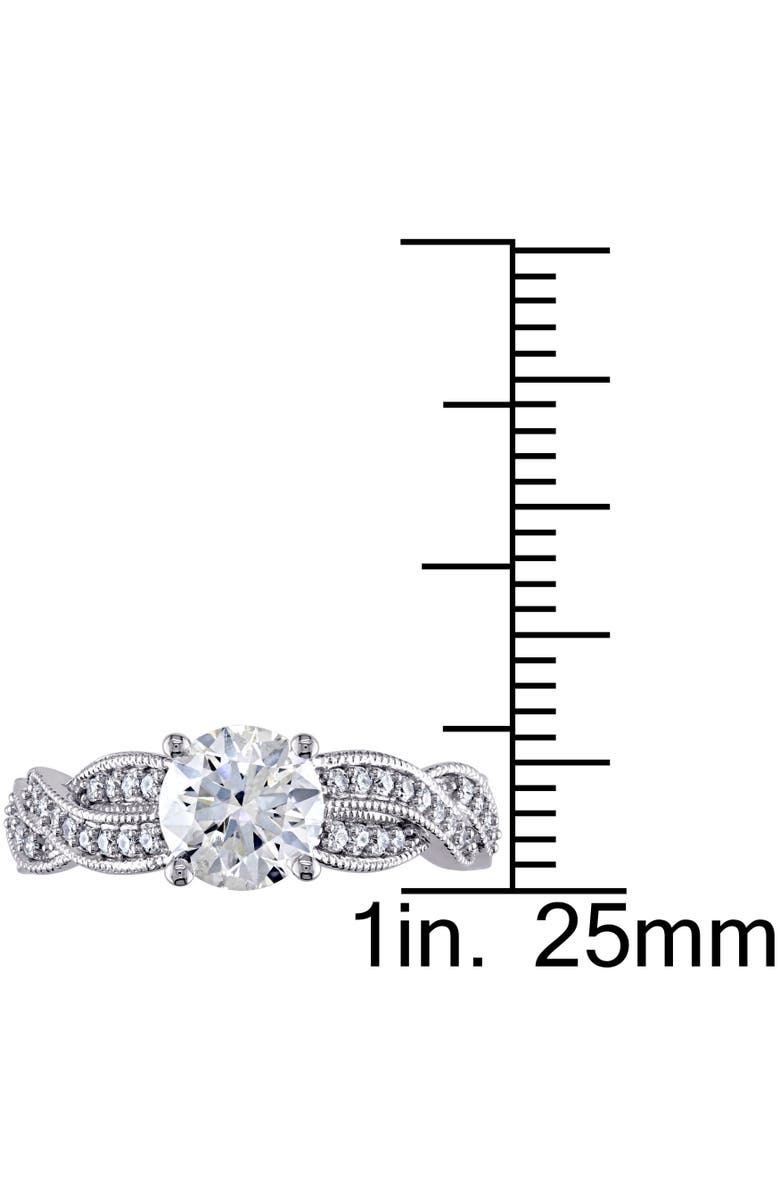 Julianna B. Diamond Braided Engagement Ring 14k, Alternate, color, 14K White Gold