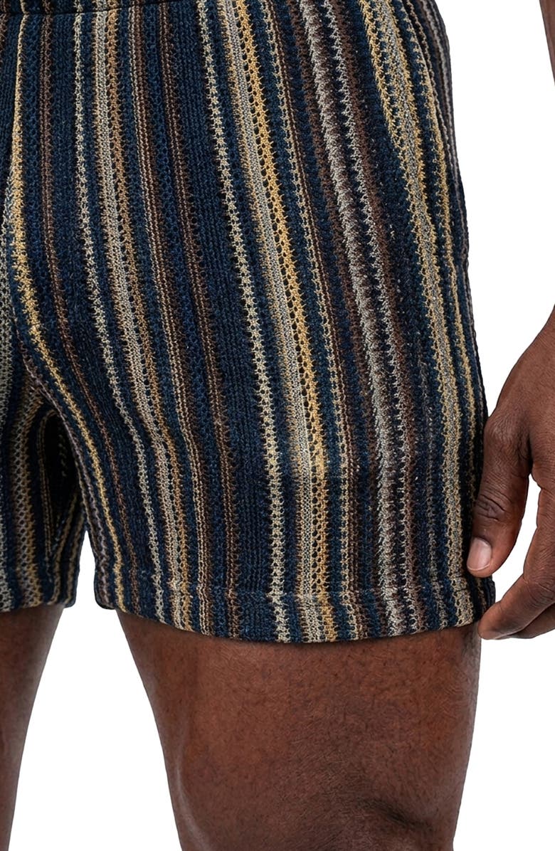 Maceoo Knit Drawstring Shorts, Alternate, color, Brown