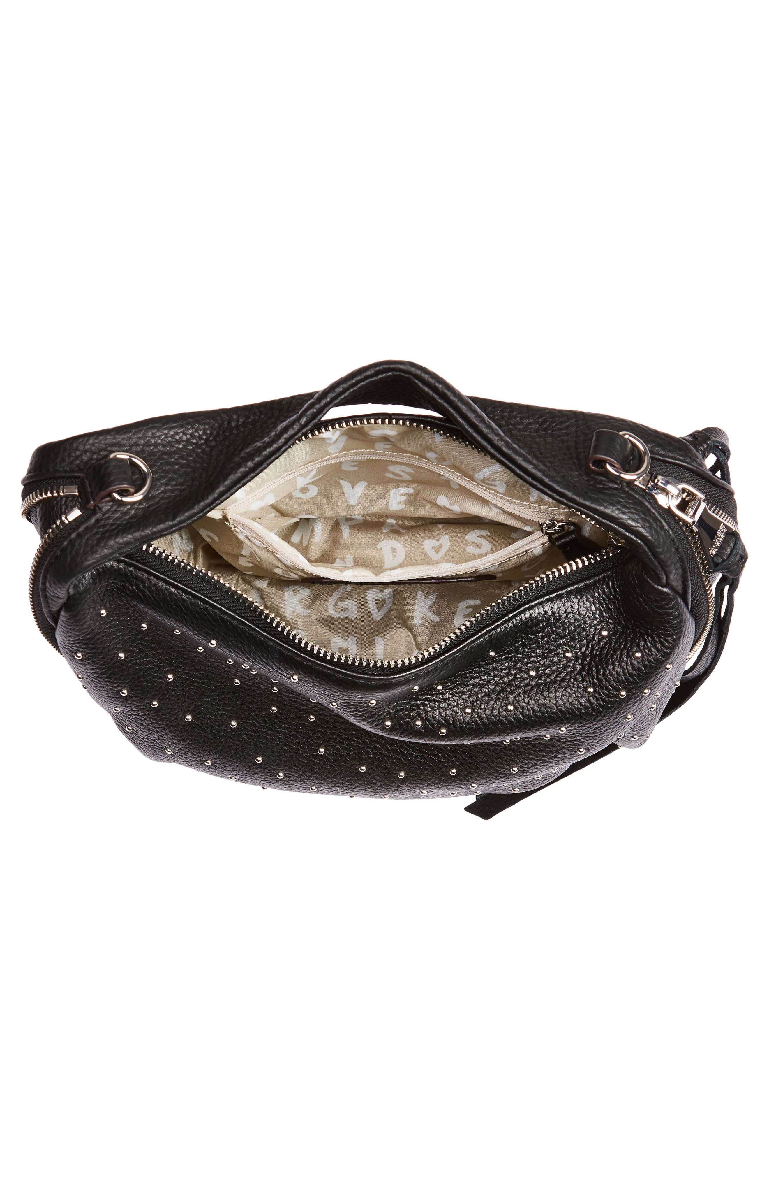 AIMEE Starlight Stud Hobo Bag, Alternate, color, 