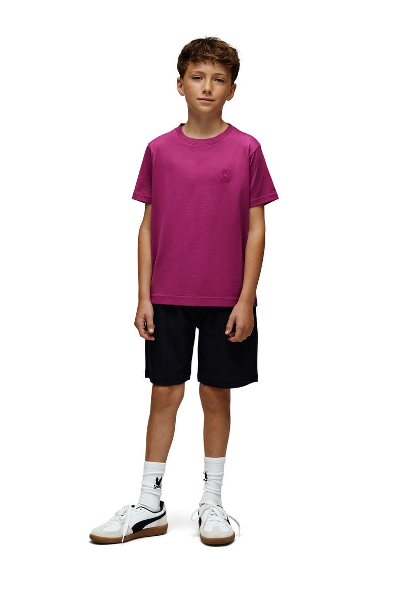 Kids' James Pima Cotton T-Shirt, Alternate, color, BOYSENBERRY