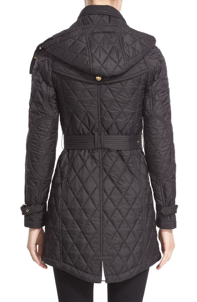 Burberry Bellbridge Technical Quilted Parka, Alternate, color, 