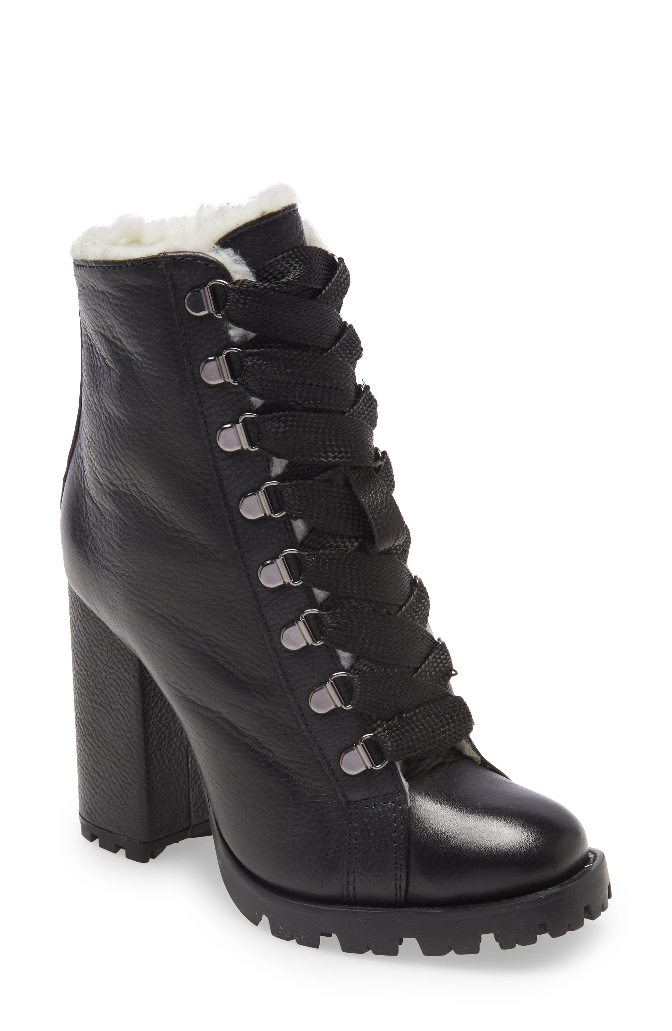 Schutz Zhara Lace-Up Boot, Main, color, 