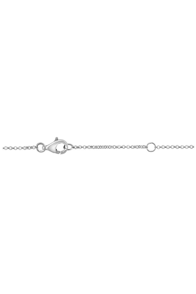 Diamond Infinity Pendant Necklace, Alternate, color, SILVER