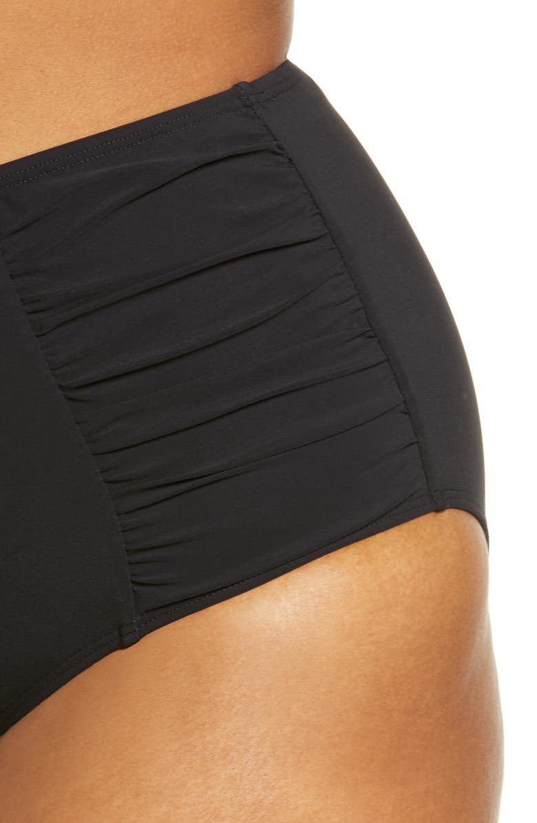 L.L.Bean Slimming Swimwear High Waist Swim Briefs, Alternate, color,