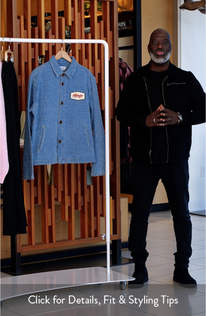 Textured Denim Jacket, sales video thumbnail