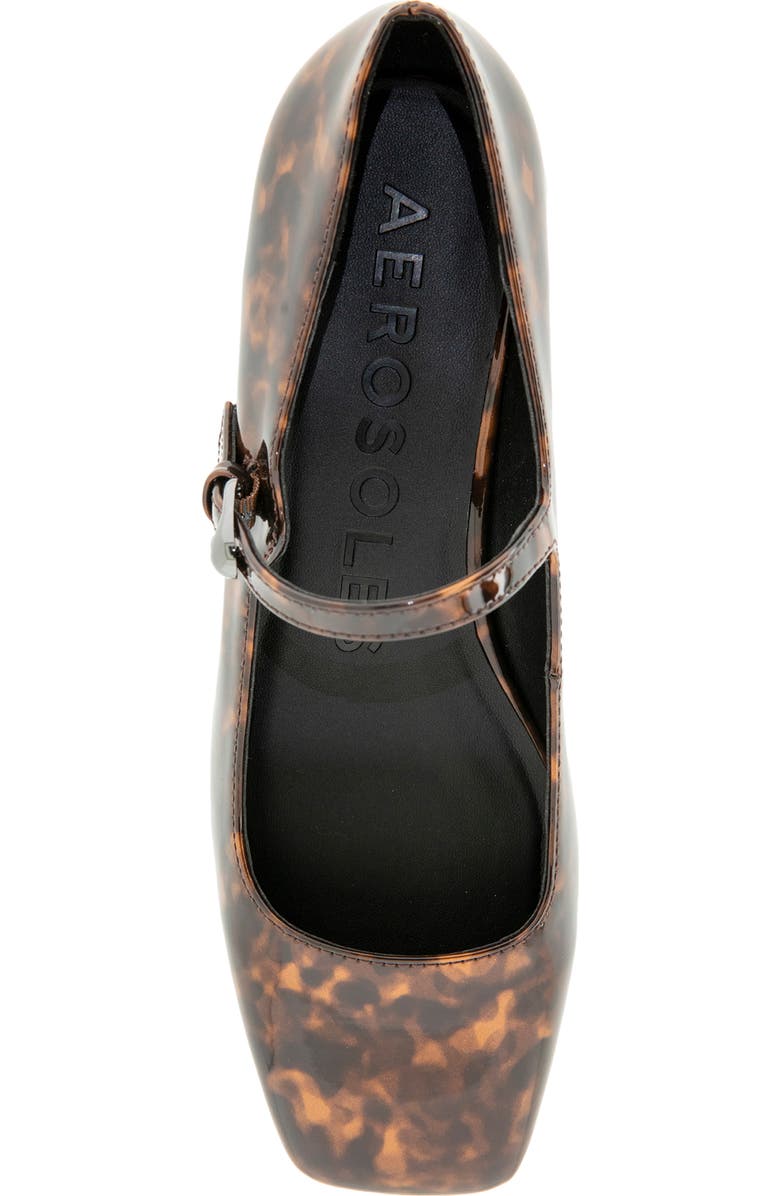 Aerosoles Isannah Mary Jane Pump, Alternate, color, Tortoise Patent