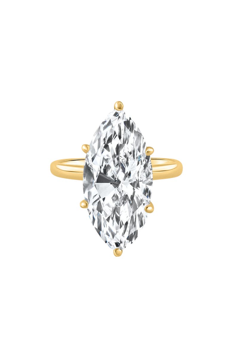 Bliss Diamond Certified 5.73Ct Marquise Solitaire Diamond Engagement Ring Lab Grown, Main, color, 