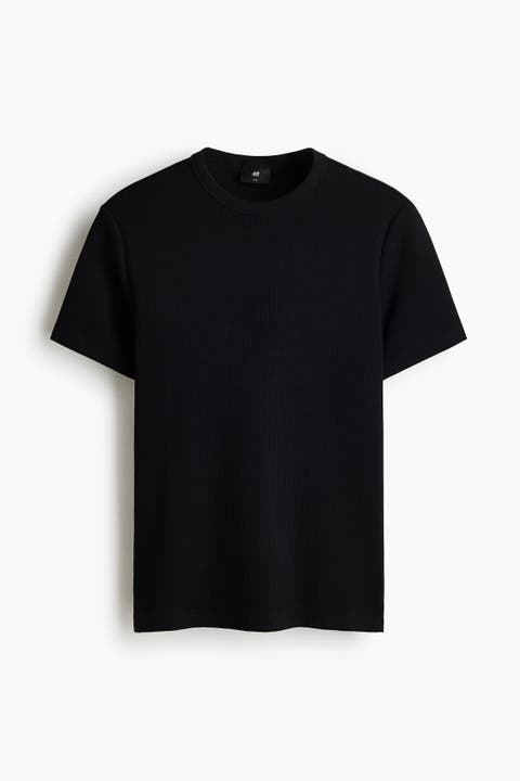 Slim Fit Ribbed T-shirt