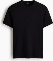 H&M Slim Fit Ribbed T-shirt