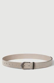 Brunello Cucinelli Suede belt with monili