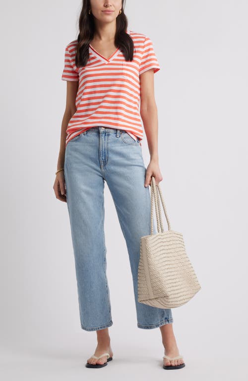 Caslonr Caslon(r) Cotton & Modal V-neck T-shirt