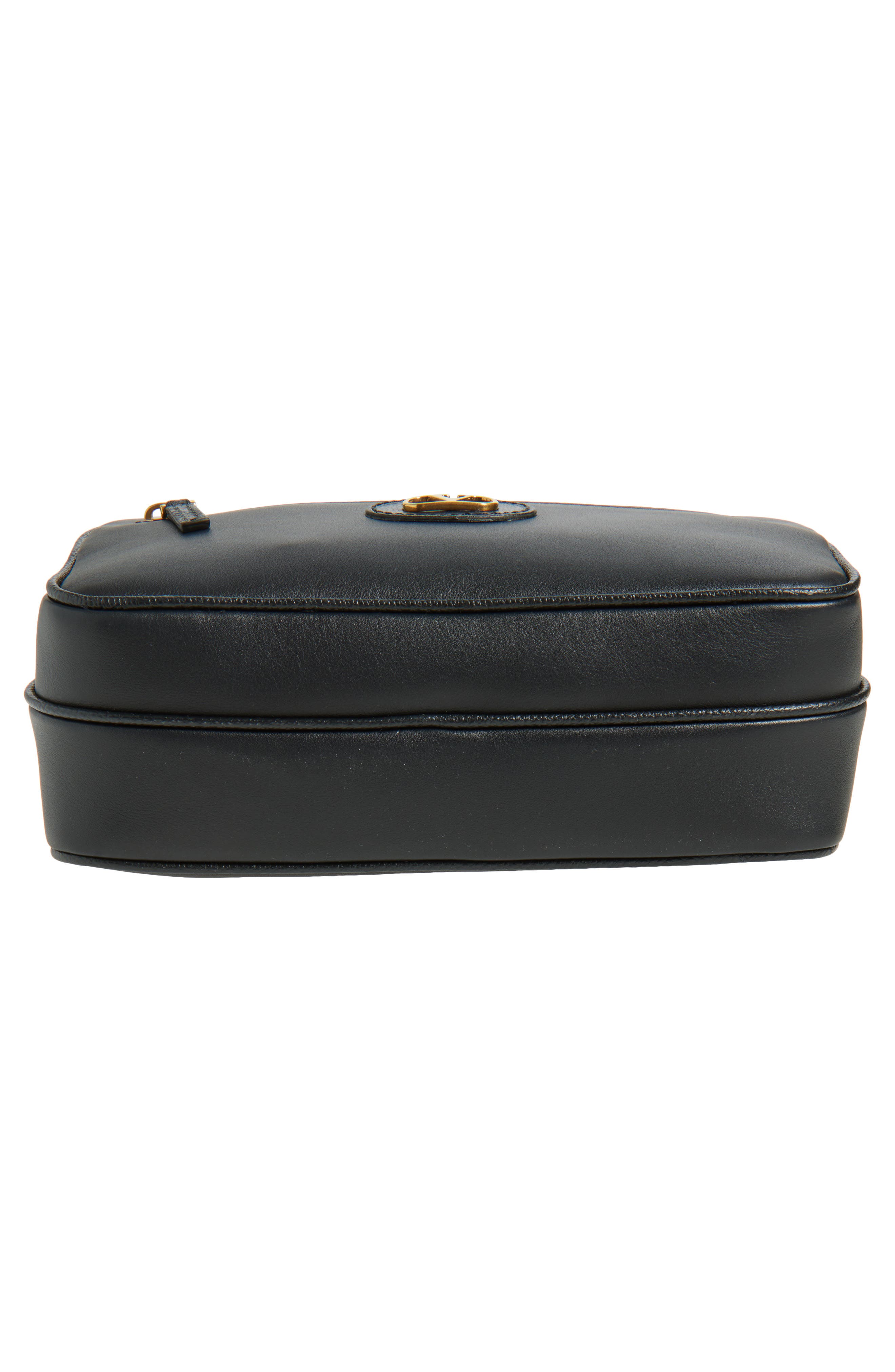 Valentino Antibes Leather Camera Bag, Alternate, color, Black