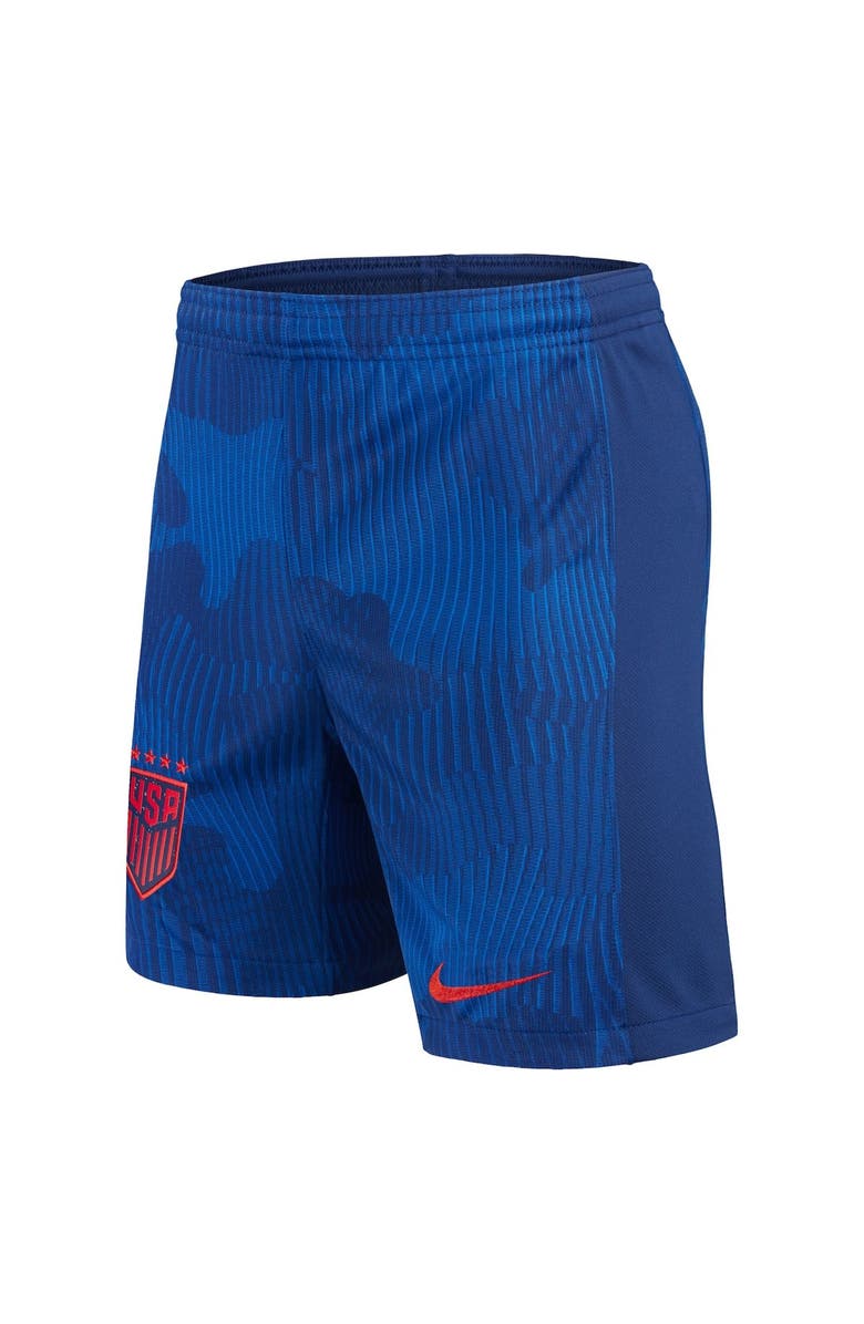 Nike Youth Nike Royal USWNT 2023/24 Away Stadium Performance Shorts, Alternate, color, Royal