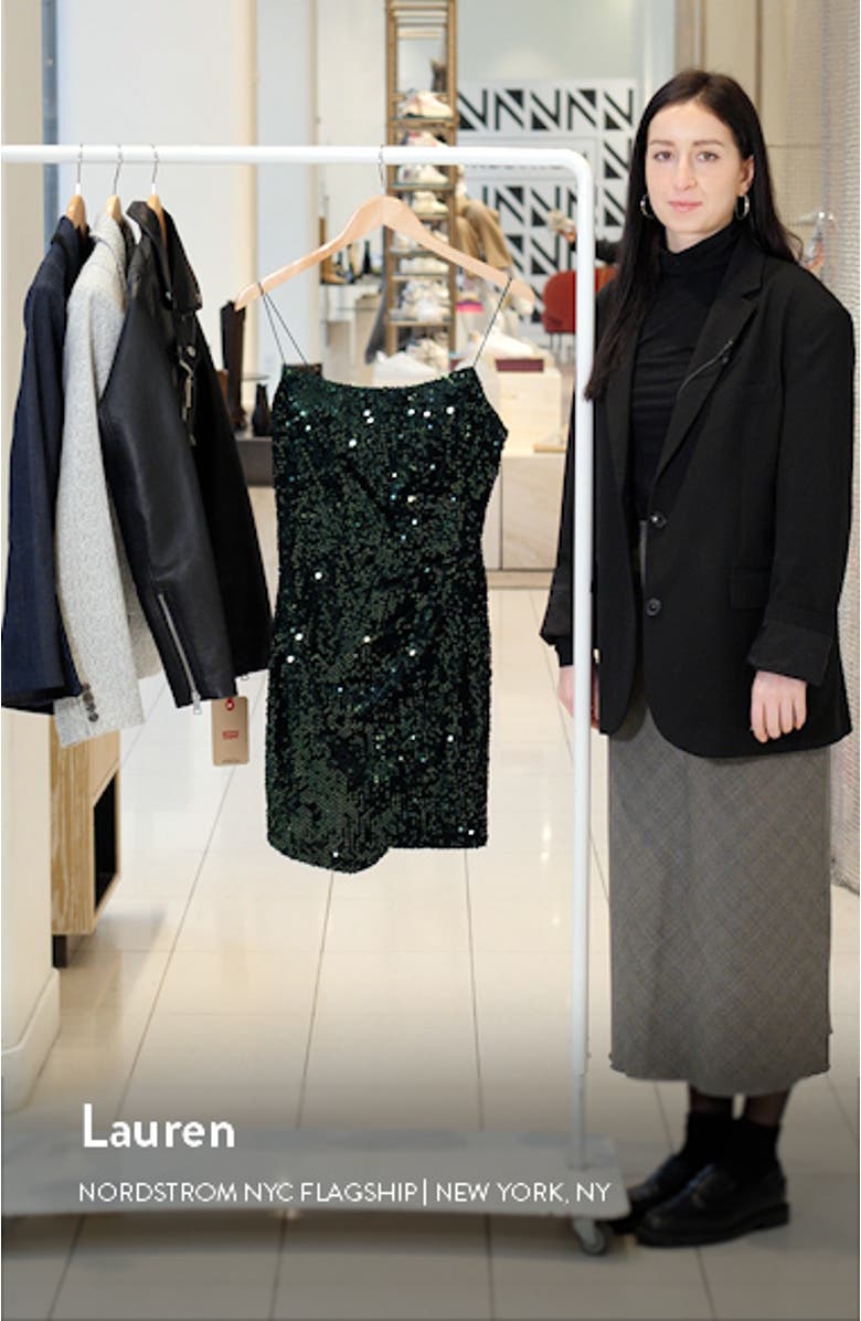 Sequin & Velvet Cocktail Dress, sales video thumbnail