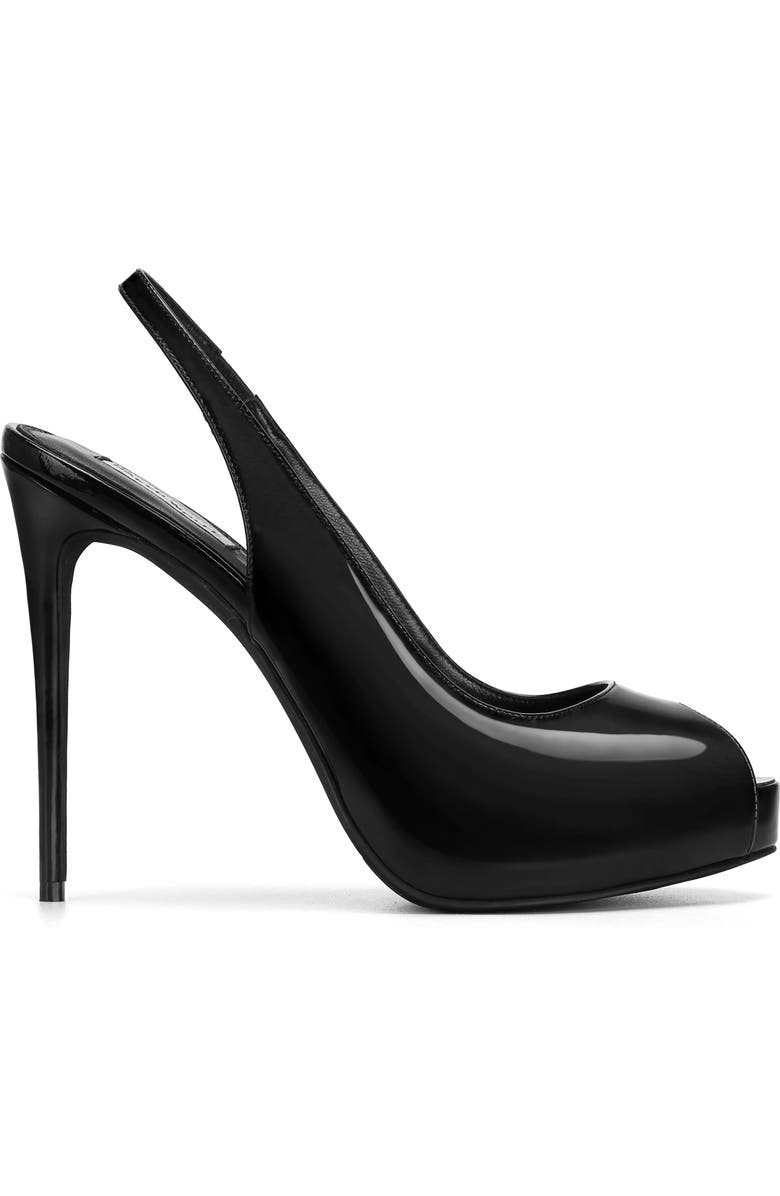 Naked Wolfe River Heels, Main, color, Black