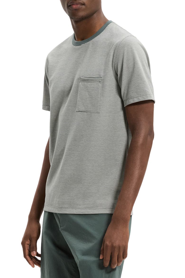 Bird's Eye Ringer T-Shirt, Alternate, color, PINE GROVE MULTI
