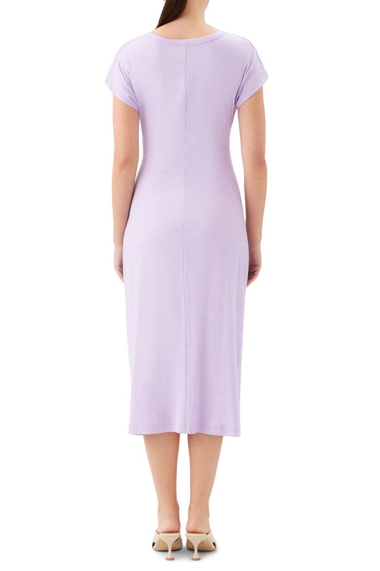 Marisa Side Knot Midi Dress, Alternate, color, LILAC