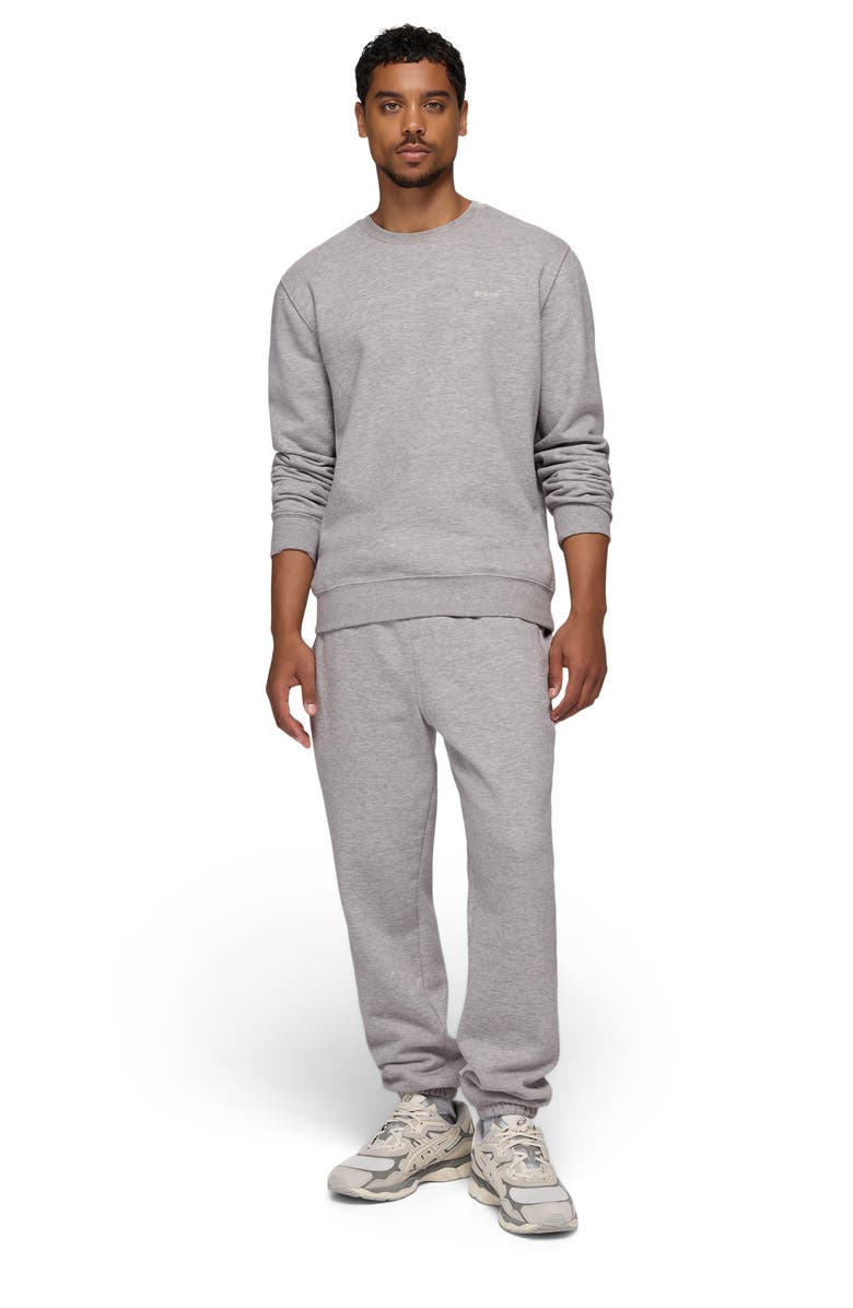 prAna Fleece Crewneck Sweatshirt, Alternate, color, Heather Grey