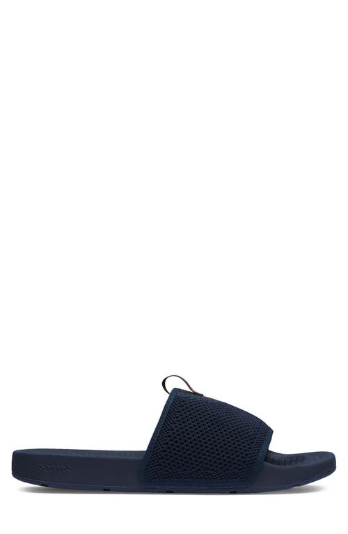 Swims Cabana Knit Slide Sandal In Navy