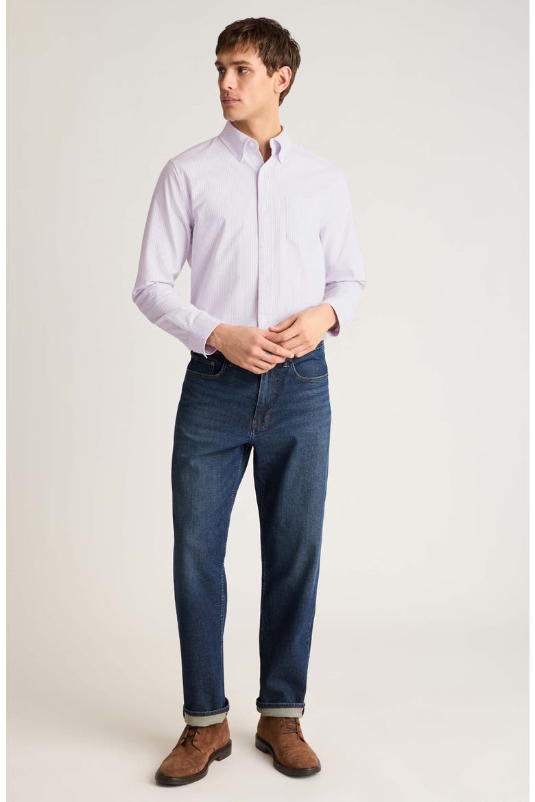Everyday Slim Fit Stripe Cotton Button-Down Oxford Shirt, Alternate, color, CHELSEA STRIPE C149