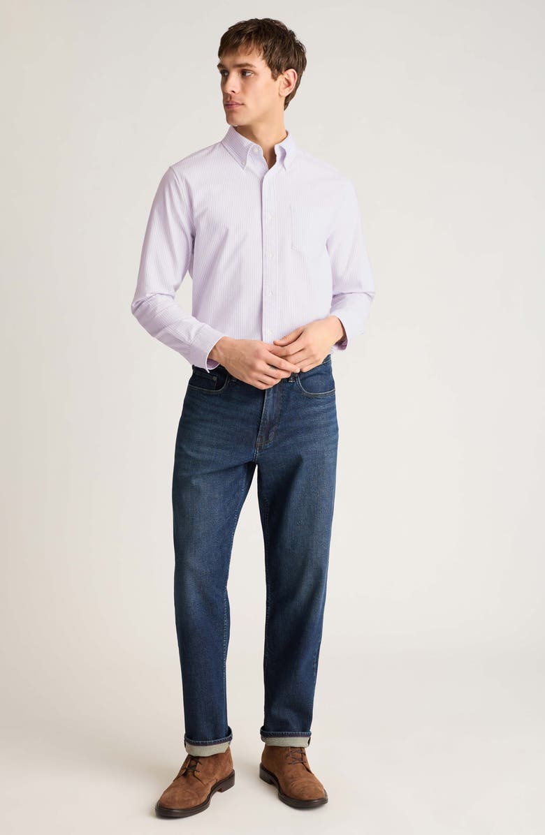 Bonobos Everyday Slim Fit Stripe Cotton Button-Down Oxford Shirt, Alternate, color, Chelsea Stripe C149