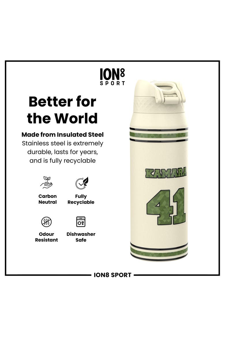 NFL PA Thermal Steel Water Bottle - Icon Series, Alternate, color, 41