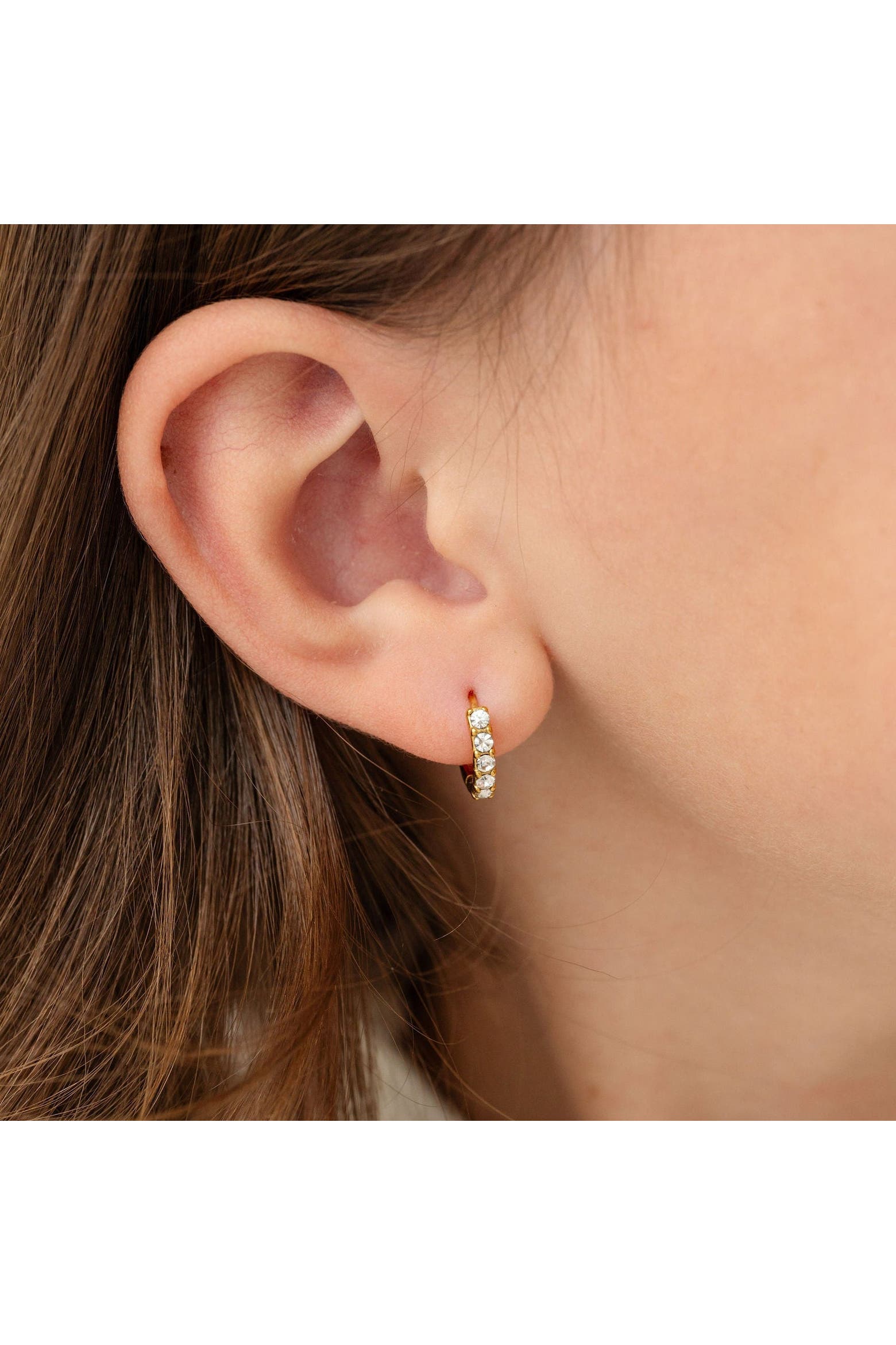 Pip Quantity Pip Pop Dainty Gem Hypoallergenic Hoop Earrings | Nordstrom