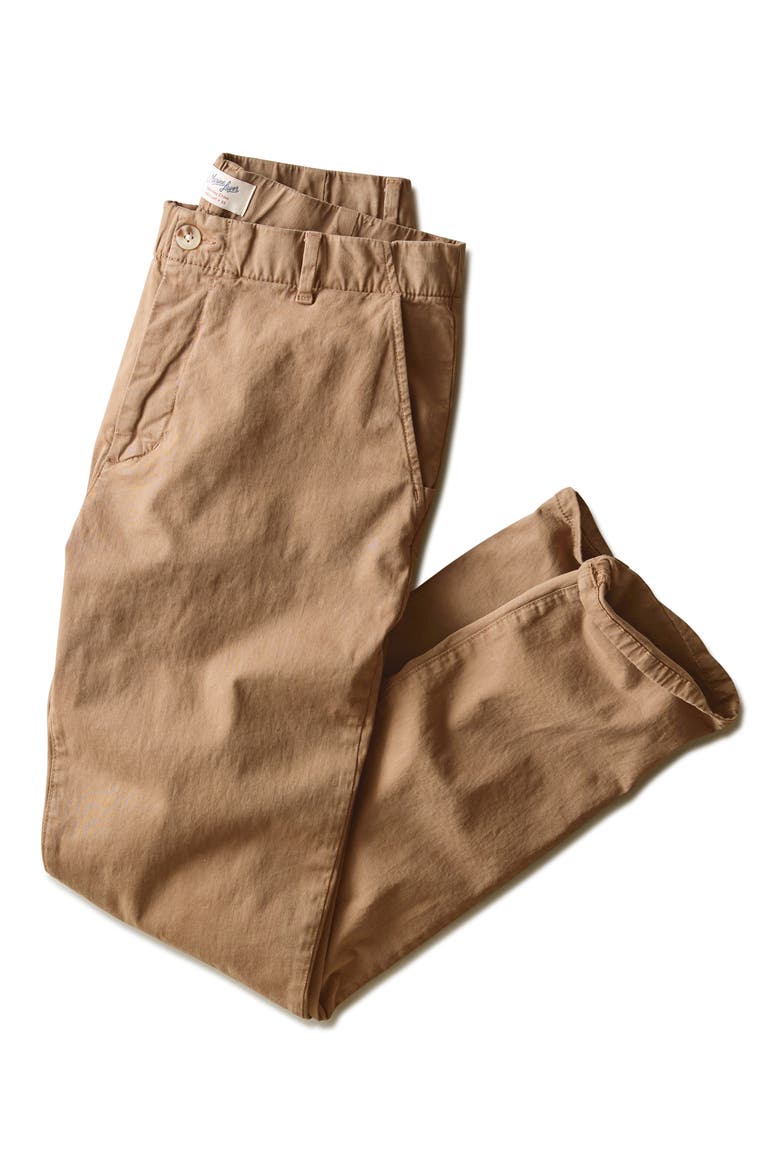 Saturday Slim Fit Twill Chinos, Main, color, TOBACCO