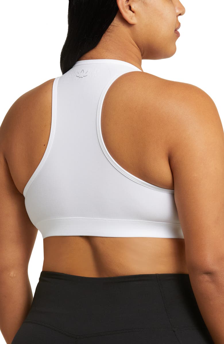 Beyond Yoga Lift Your Spirits Sports Bra, Alternate, color, Cloud White