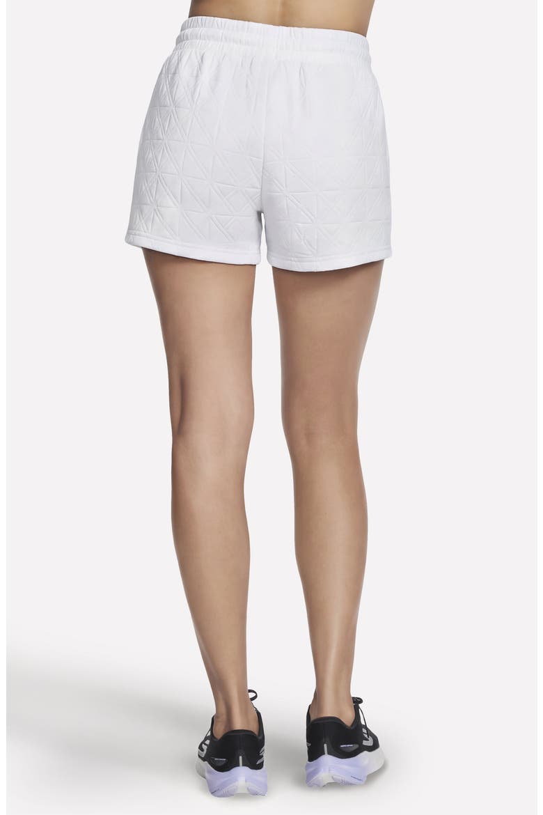 GOWALK Cozy Fit Diamond Shorts, Alternate, color, BRIGHT WHITE