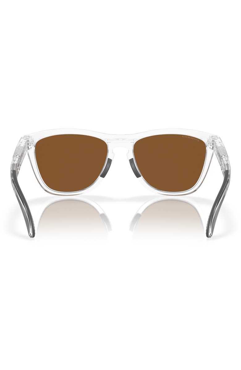Oakley Frogskins<sup>™</sup> Range 55mm Prizm<sup>™</sup> Keyhole Low Bridge Sunglasses, Alternate, color, Clear