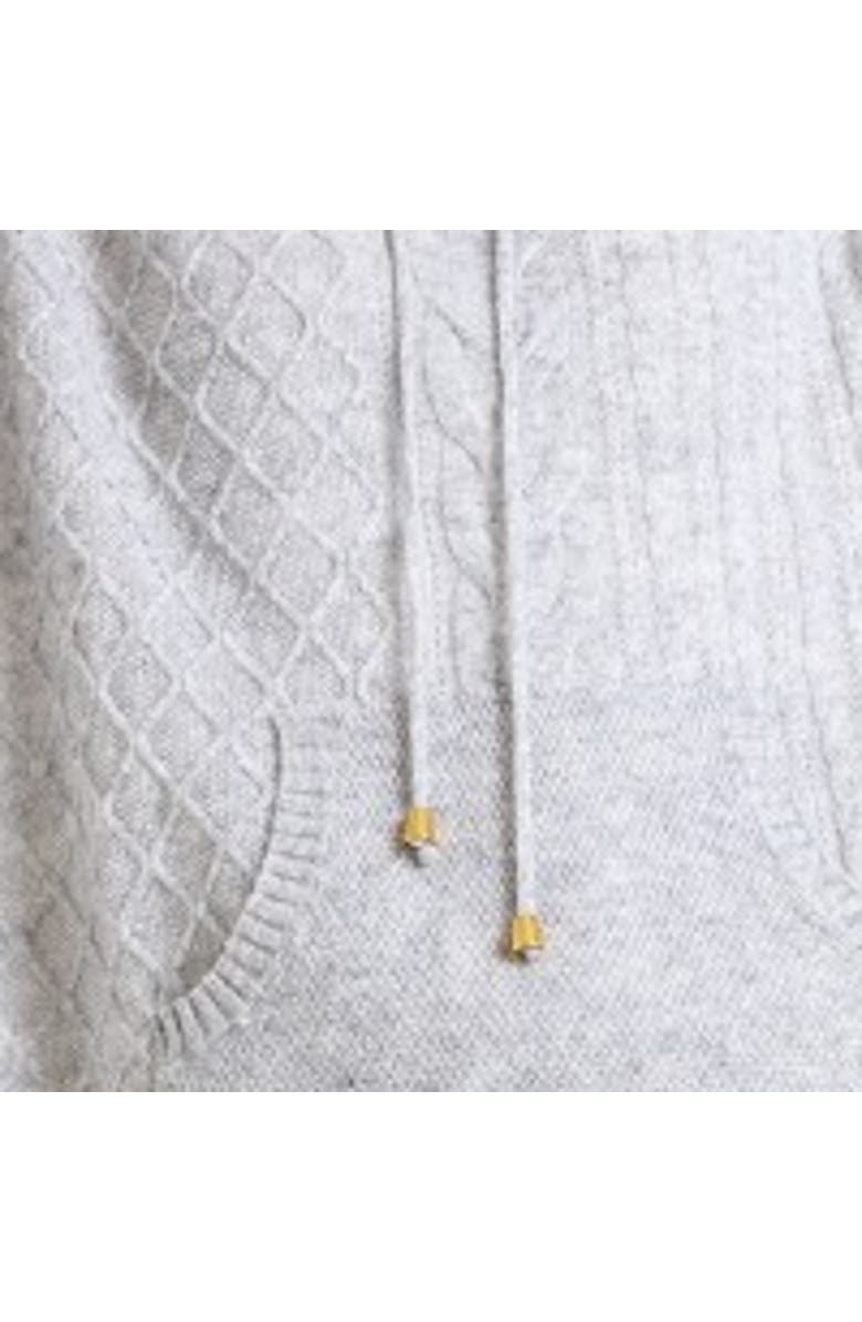 Brodie Pure Cashmere Luxe Relaxed Fit 100% Cashmere Hoodie, Alternate, color, Super Grey