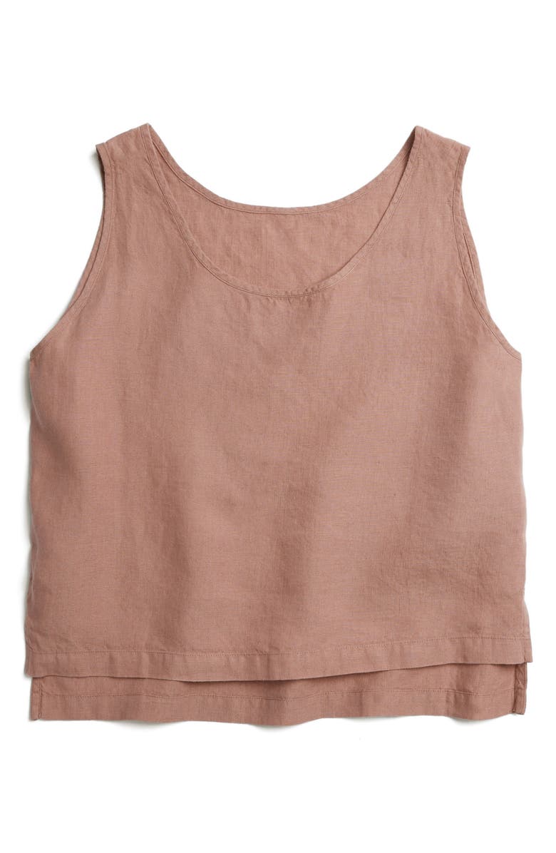 Parachute Linen Tank Top, Alternate, color, 