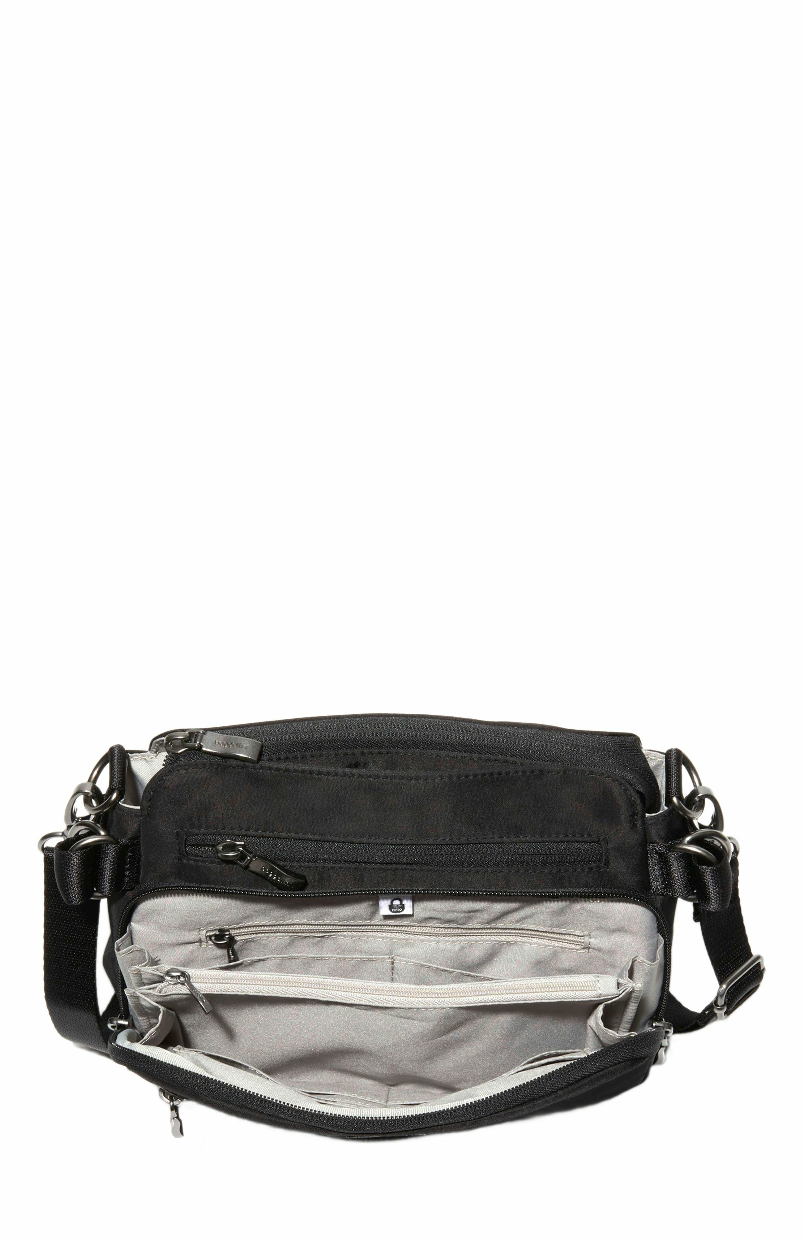 BAGGALLINI Marais Crossbody Bag, Alternate, color, Black Twill