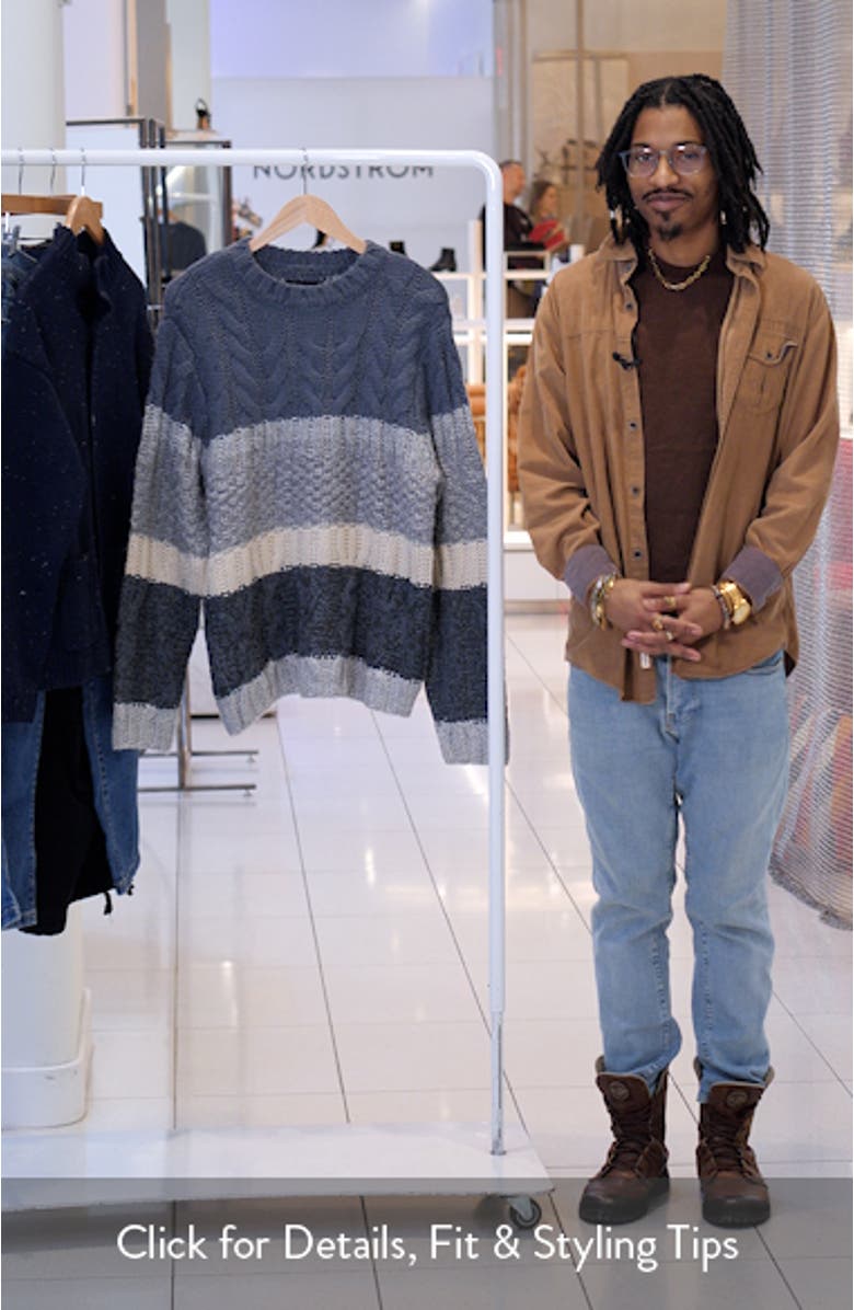 Cable Stitch Sweater, sales video thumbnail