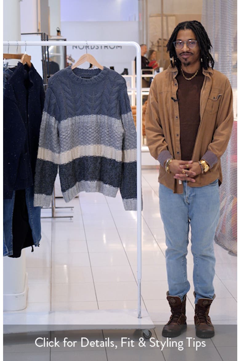 Cable Stitch Sweater video