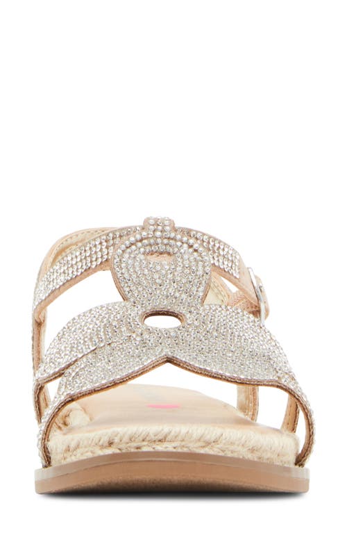 Steve Madden Kids' Jkiwi Slingback Sandal In Rhinestone