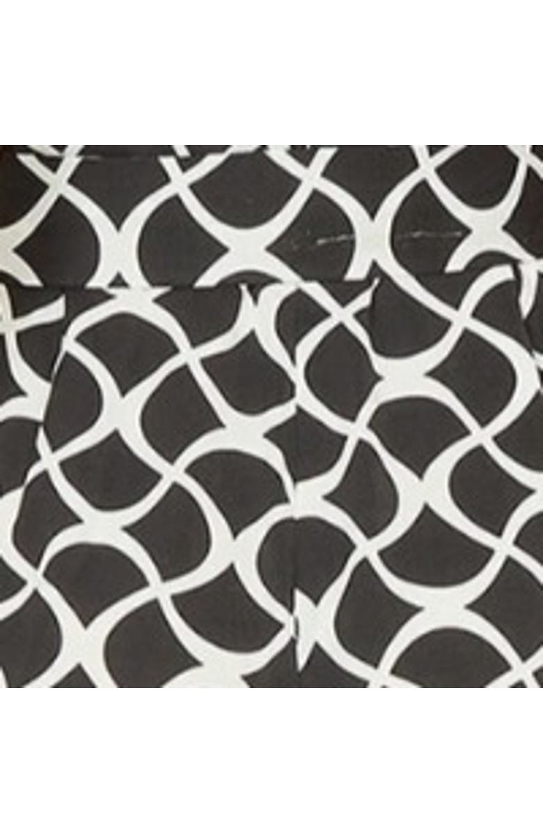 Yumi Geometric Print Wrap Jumpsuit, Alternate, color, Black