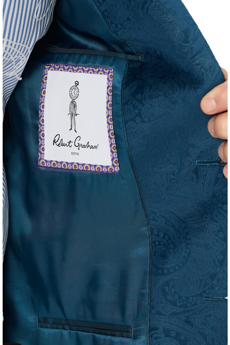Harriston Woven Sport Coat, Alternate, color, TEAL