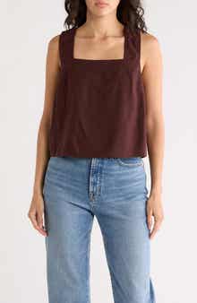 Madewell Irene Linen Blend Top