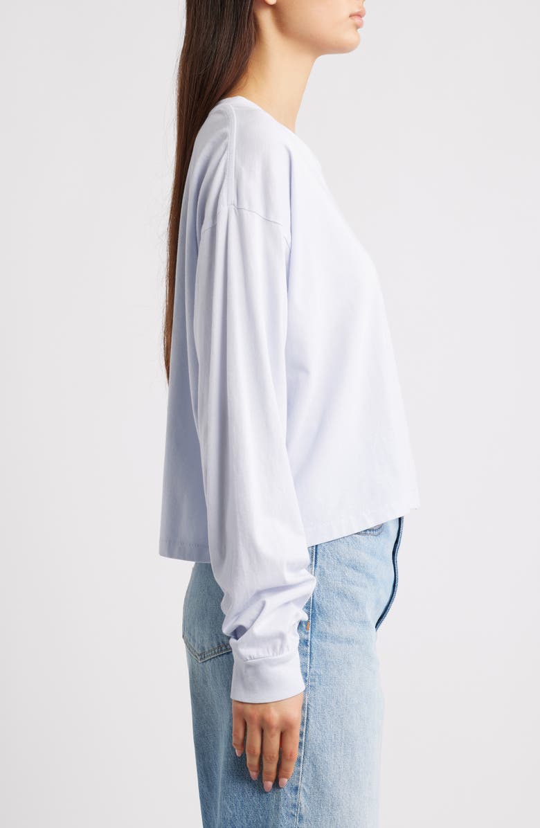 Daydreamer Cow Horseshoe Meet Crop Cotton Graphic T-Shirt, Alternate, color, Light Dusk