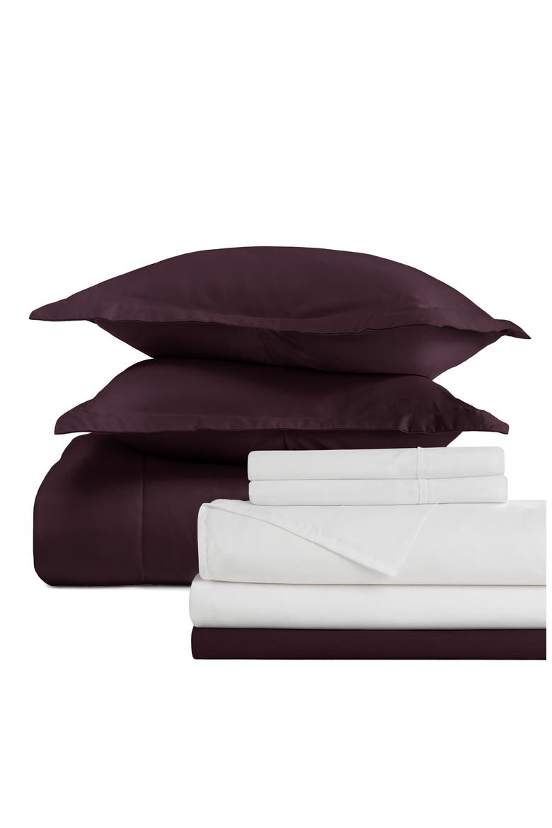 Premium Comforter & Sheet Bed In A Bag Set, Main, color, PURPLE