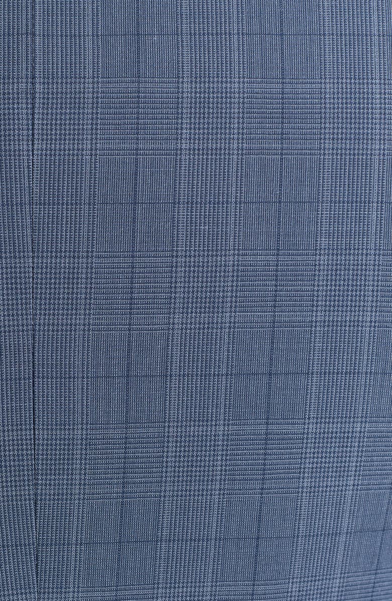 CRICKETEER Blue Glen Plaid Wool Blend Suit, Alternate, color, Blue