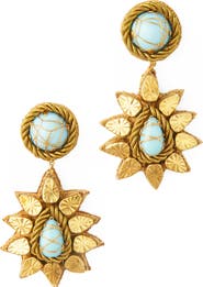 Deepa Gurnani Ade Statement Drop Earrings